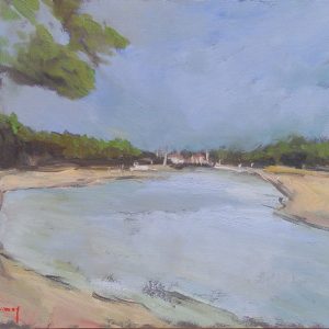 Rising tide at Le Veillon towards Talmont Saint-Hilaire, Vendée 3/3