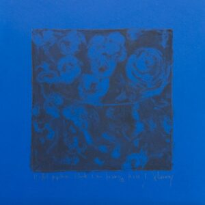 L'Effet Papillon - Étude au fusain sur papier bleu 1