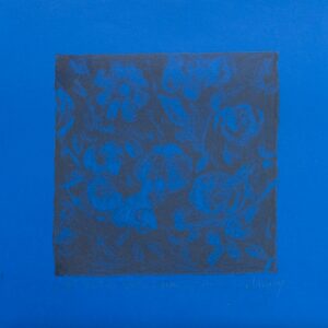 L'Effet Papillon - Étude au fusain sur papier bleu 2
