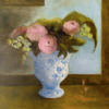 Chinoiserie, bouquet dans un vase chinois